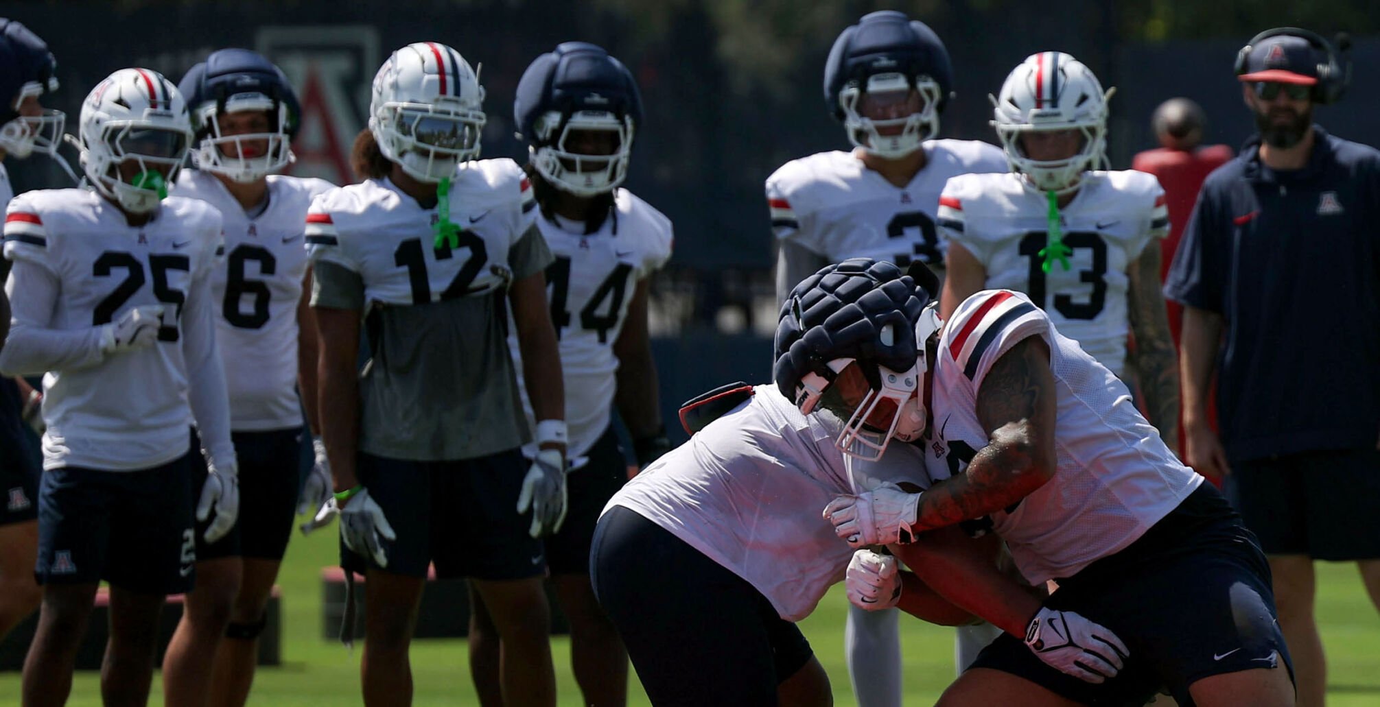 Arizona fall football practice